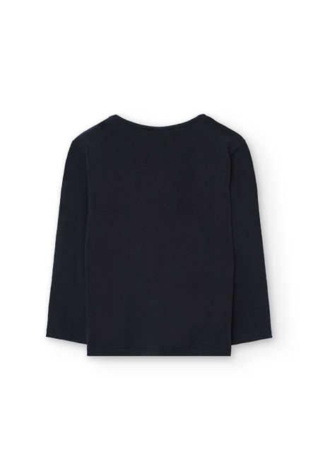 Langarmshirt schwarz hummer  Boboli4